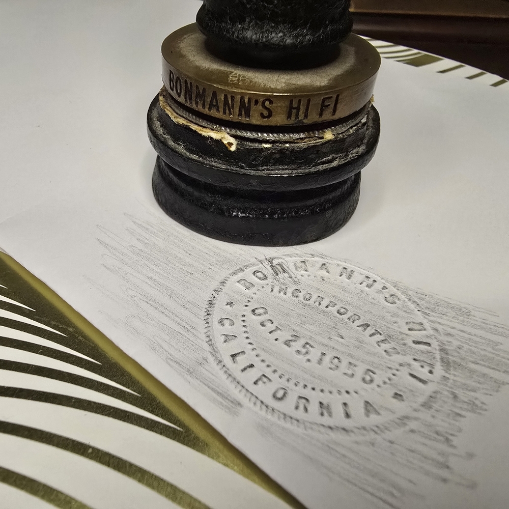 Seal Stamp Bonmann's HiFi Corporate